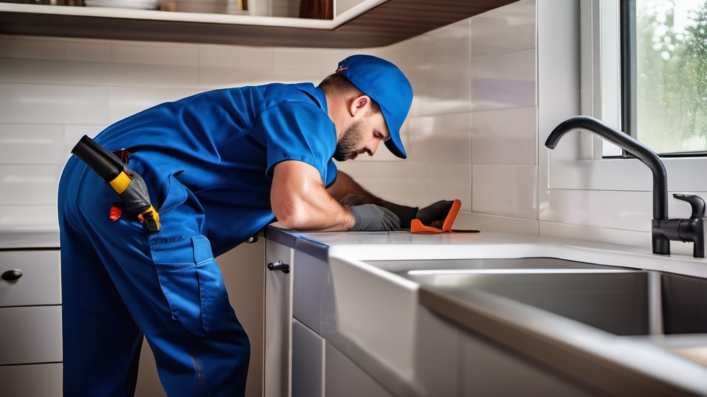 Plombier au travail